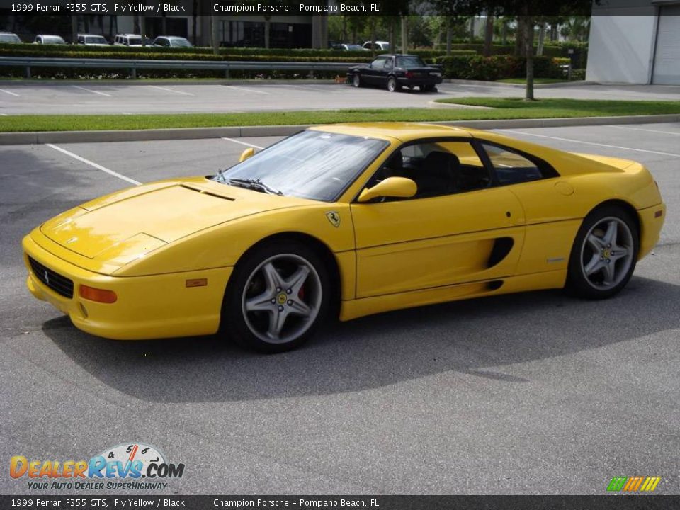 1999 Ferrari F355 GTS Fly Yellow / Black Photo #1