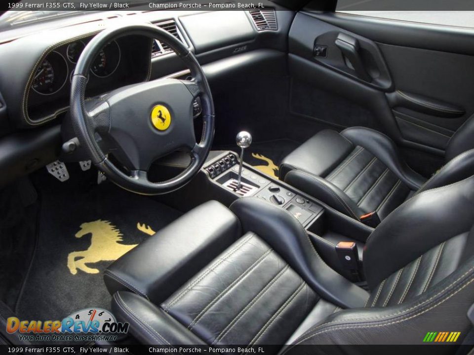 1999 Ferrari F355 GTS Fly Yellow / Black Photo #4