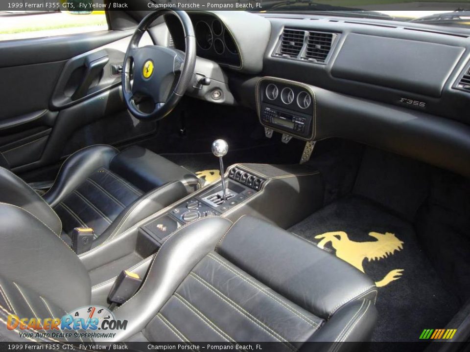 1999 Ferrari F355 GTS Fly Yellow / Black Photo #7