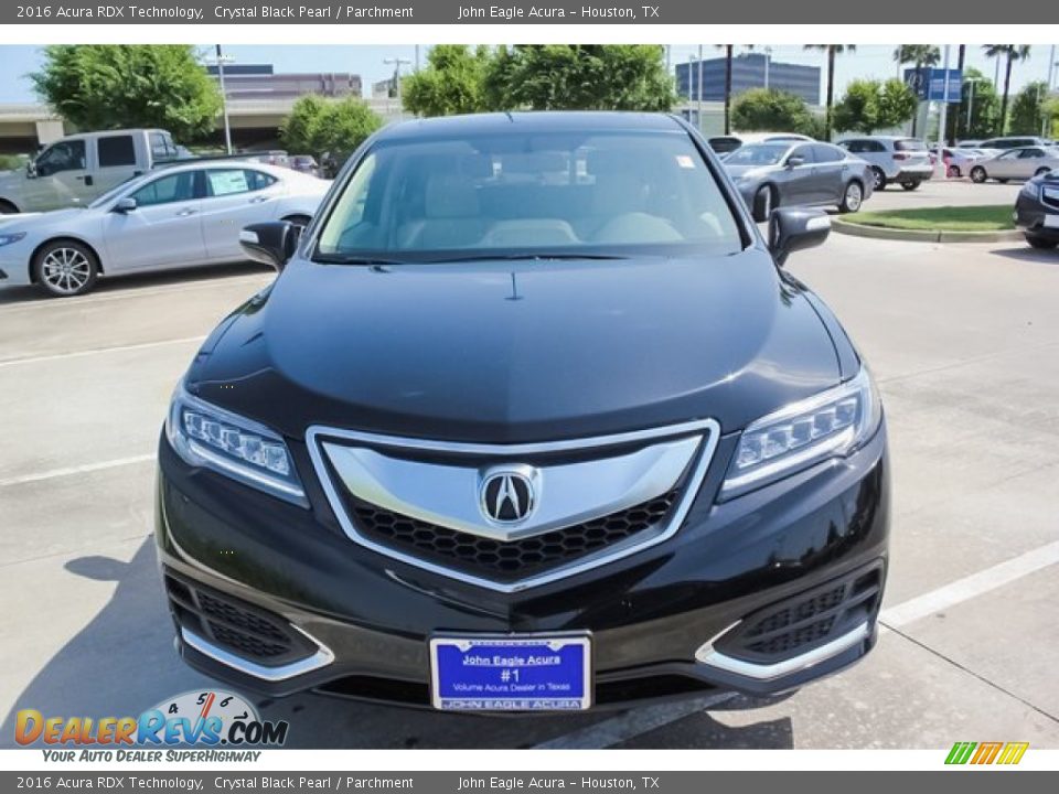 2016 Acura RDX Technology Crystal Black Pearl / Parchment Photo #2
