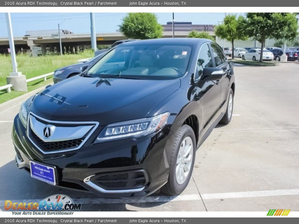 2016 Acura RDX Technology Crystal Black Pearl / Parchment Photo #3