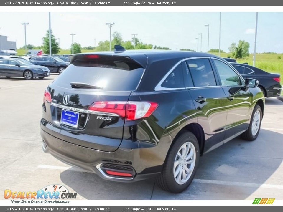 2016 Acura RDX Technology Crystal Black Pearl / Parchment Photo #5