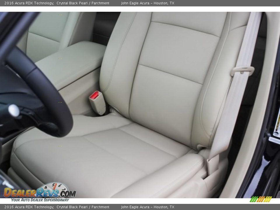 2016 Acura RDX Technology Crystal Black Pearl / Parchment Photo #9