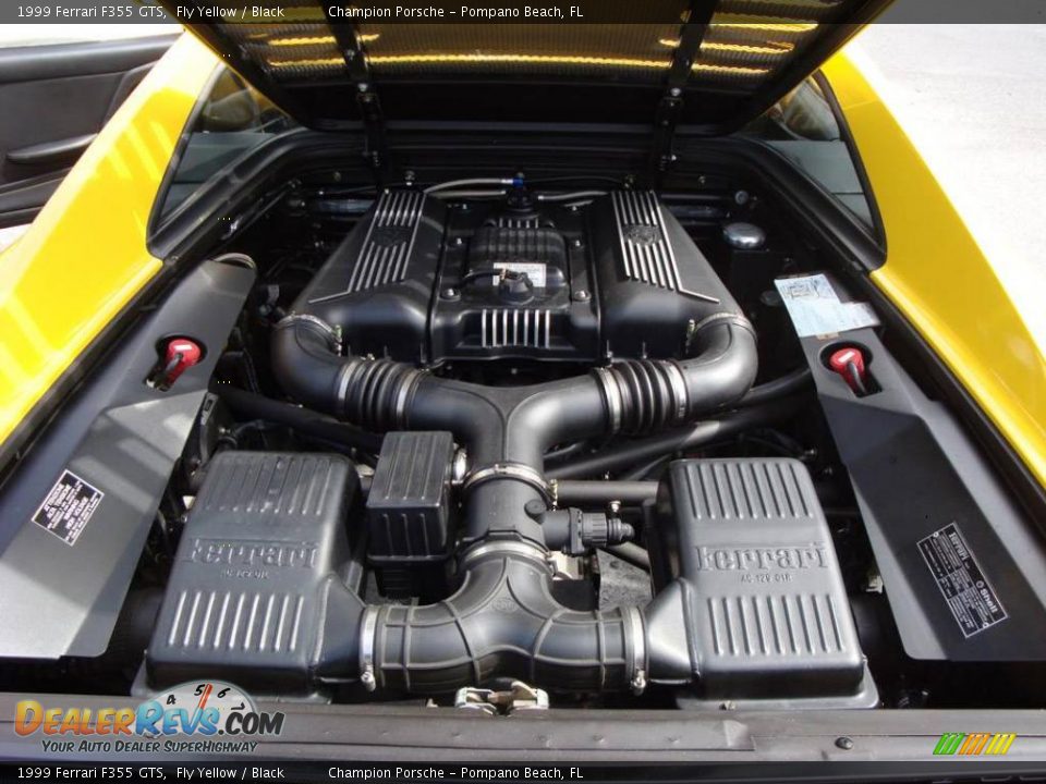 1999 Ferrari F355 GTS Fly Yellow / Black Photo #11