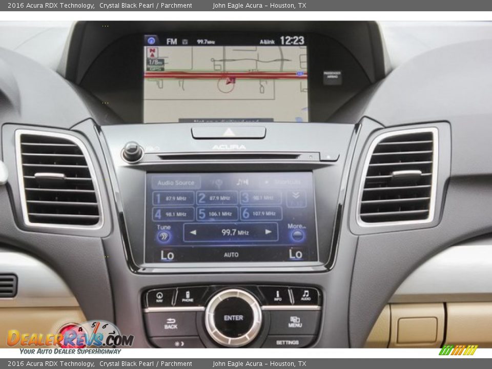 2016 Acura RDX Technology Crystal Black Pearl / Parchment Photo #22