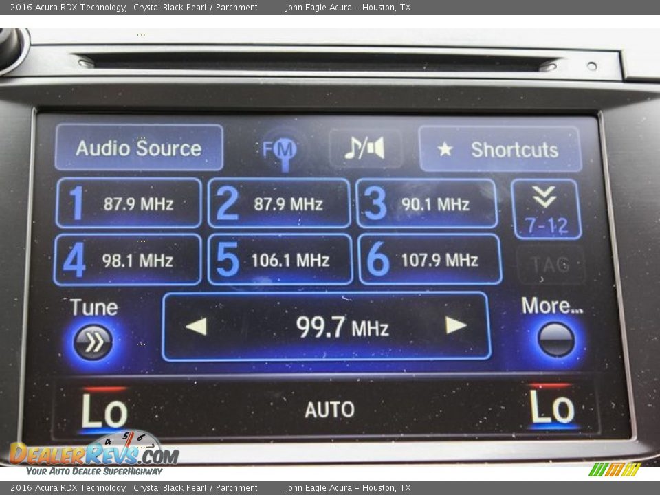 2016 Acura RDX Technology Crystal Black Pearl / Parchment Photo #27