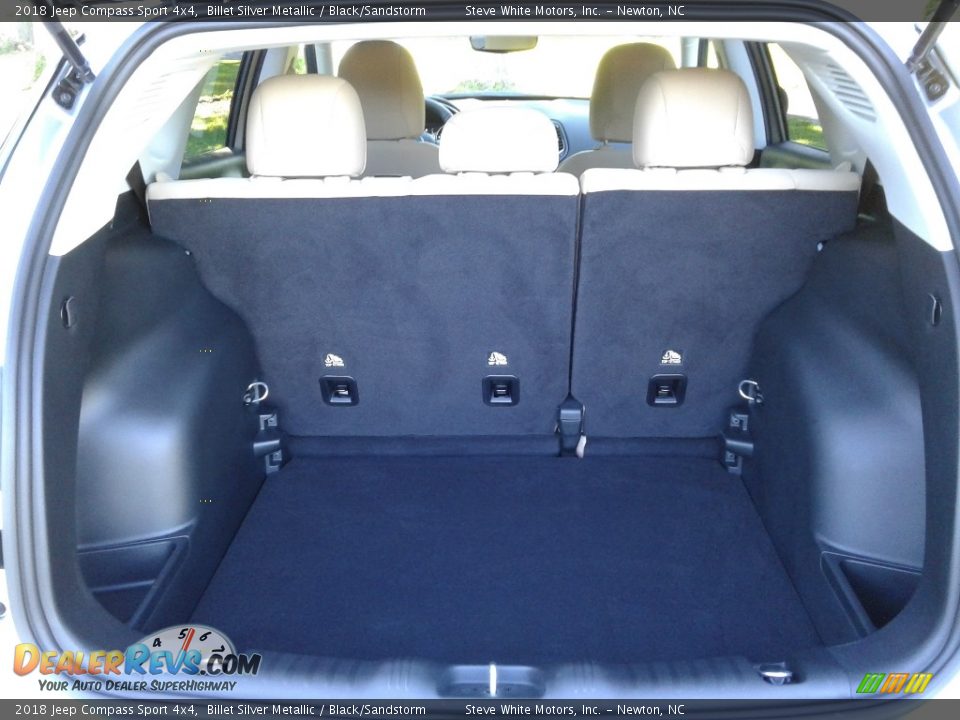 2018 Jeep Compass Sport 4x4 Billet Silver Metallic / Black/Sandstorm Photo #12