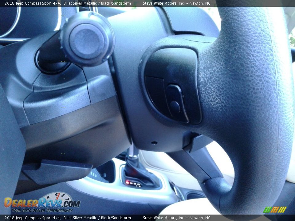 2018 Jeep Compass Sport 4x4 Billet Silver Metallic / Black/Sandstorm Photo #15