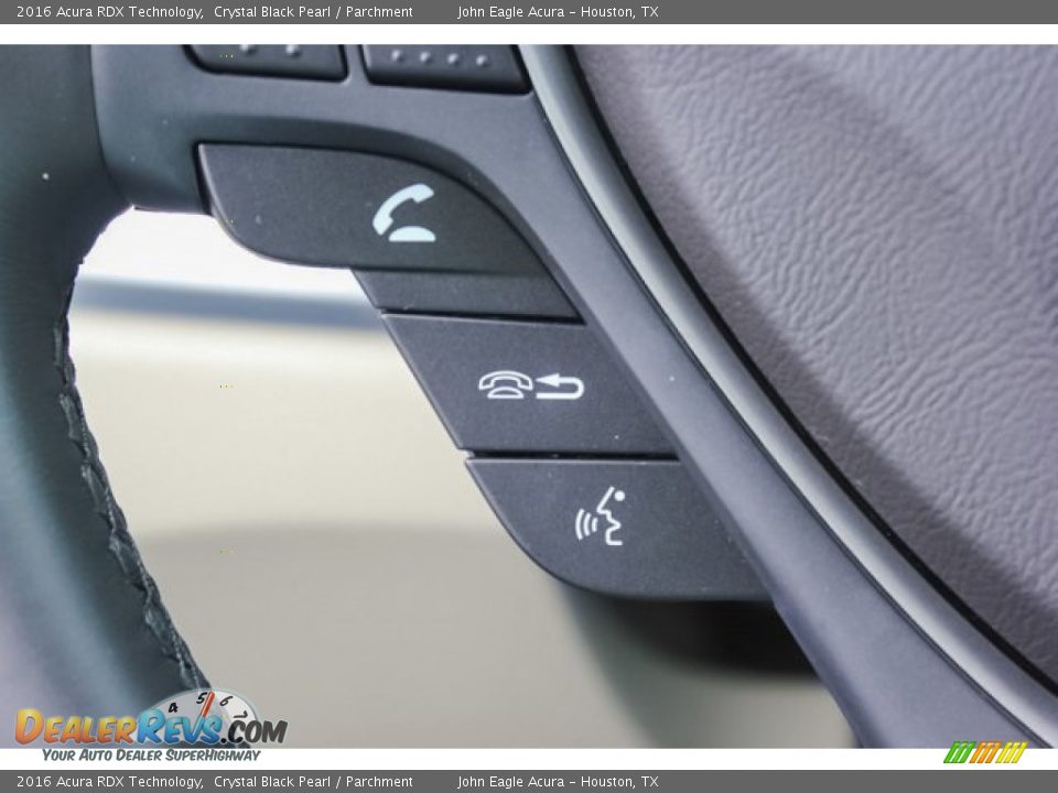2016 Acura RDX Technology Crystal Black Pearl / Parchment Photo #36