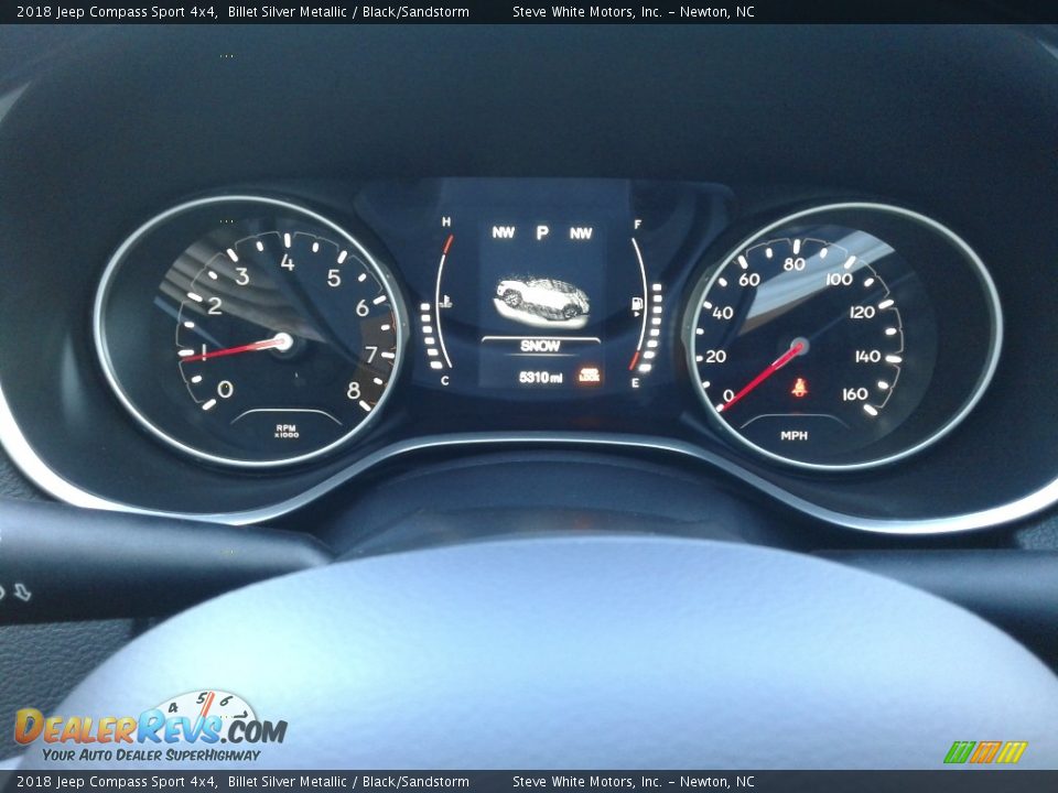 2018 Jeep Compass Sport 4x4 Billet Silver Metallic / Black/Sandstorm Photo #18