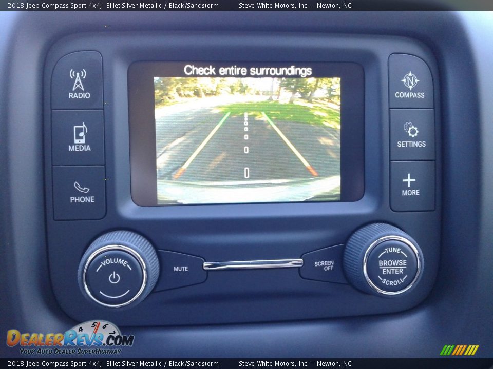 2018 Jeep Compass Sport 4x4 Billet Silver Metallic / Black/Sandstorm Photo #21