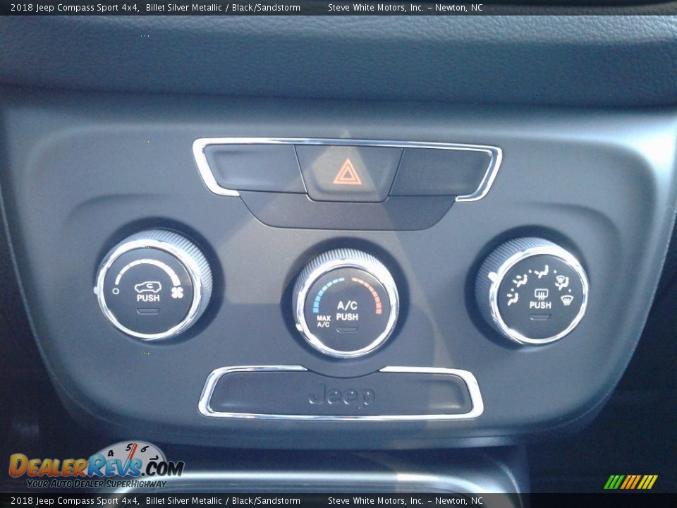 2018 Jeep Compass Sport 4x4 Billet Silver Metallic / Black/Sandstorm Photo #22