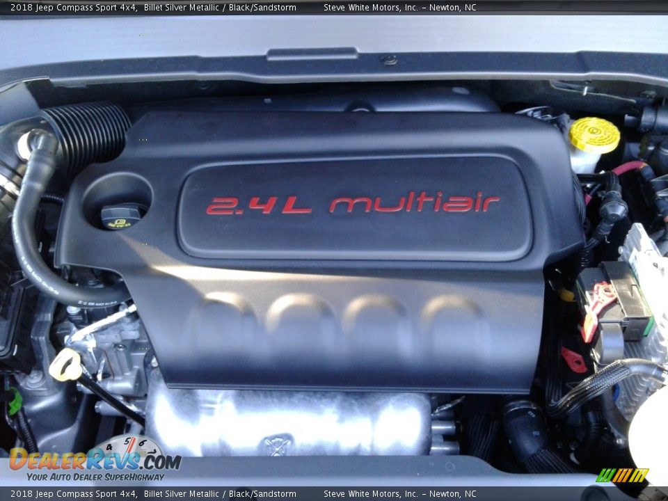 2018 Jeep Compass Sport 4x4 Billet Silver Metallic / Black/Sandstorm Photo #27