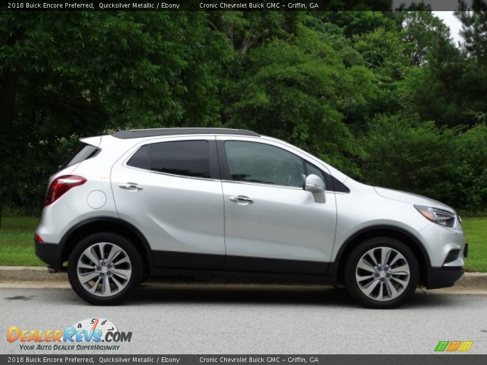 2018 Buick Encore Preferred Quicksilver Metallic / Ebony Photo #2