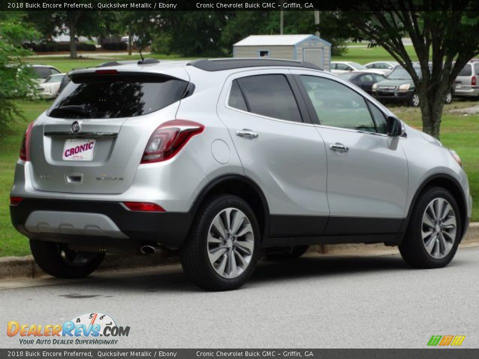 2018 Buick Encore Preferred Quicksilver Metallic / Ebony Photo #3
