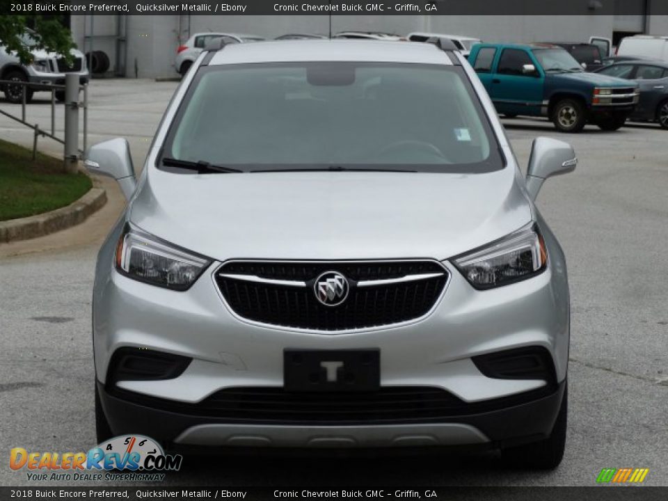 2018 Buick Encore Preferred Quicksilver Metallic / Ebony Photo #4