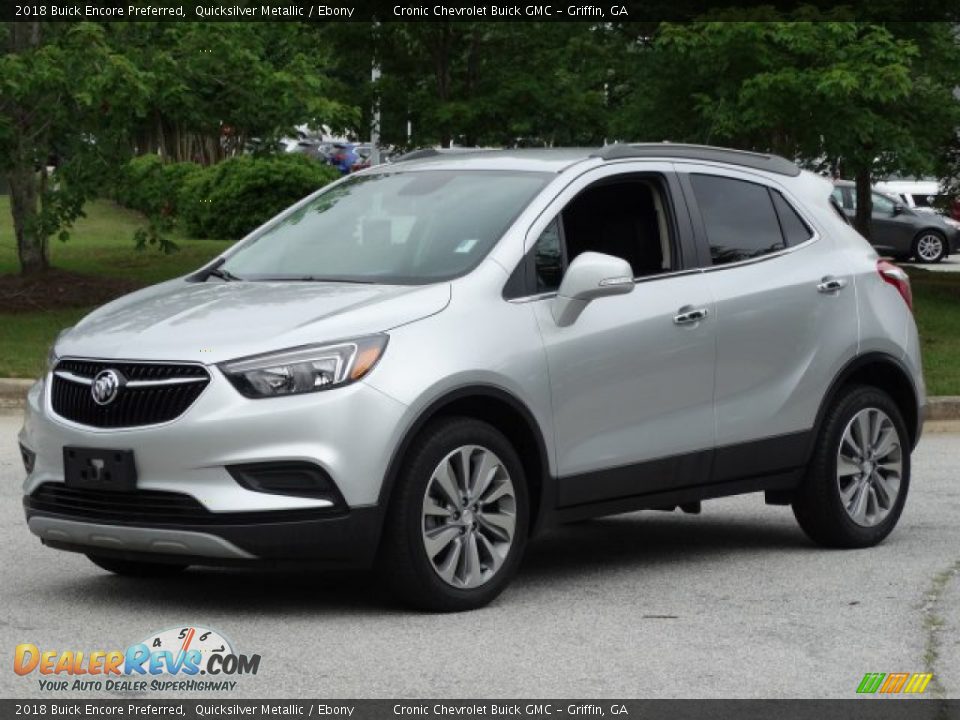 2018 Buick Encore Preferred Quicksilver Metallic / Ebony Photo #5