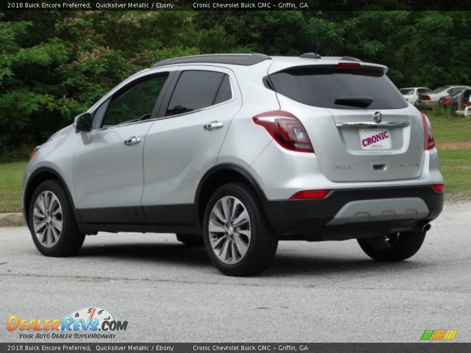 2018 Buick Encore Preferred Quicksilver Metallic / Ebony Photo #6