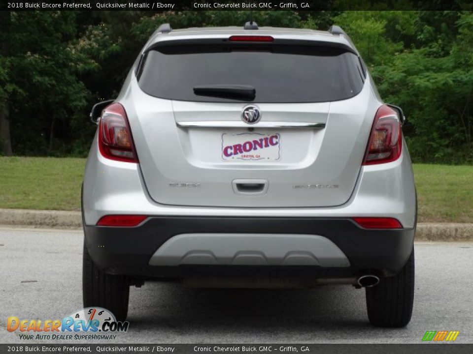 2018 Buick Encore Preferred Quicksilver Metallic / Ebony Photo #7