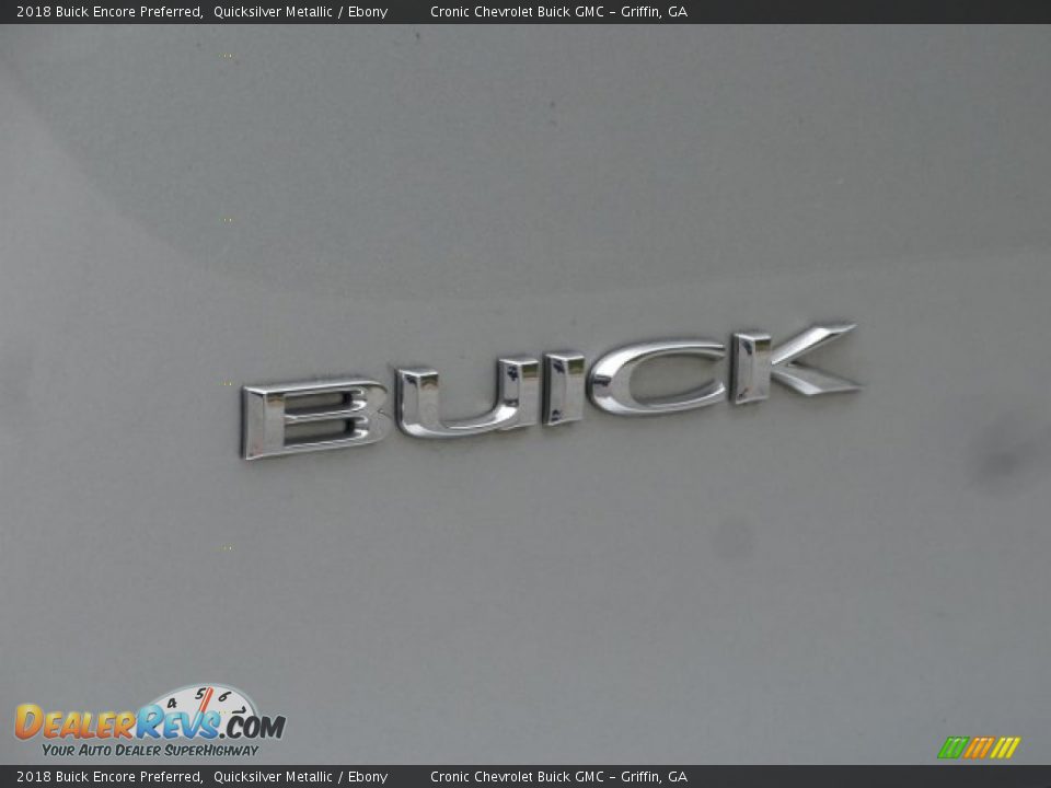 2018 Buick Encore Preferred Quicksilver Metallic / Ebony Photo #8