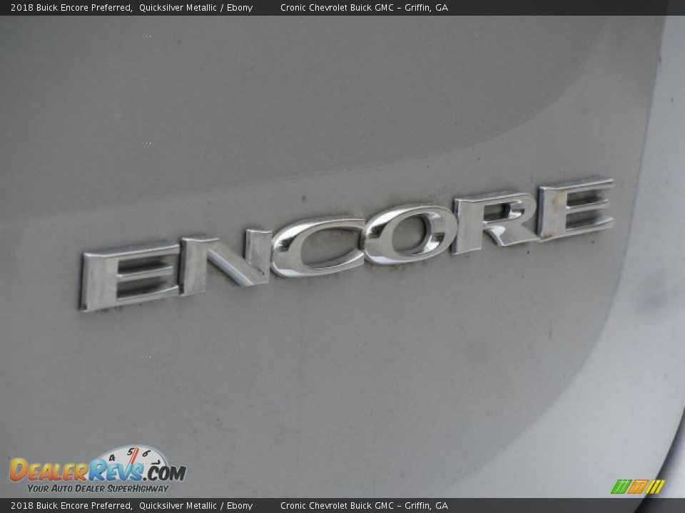 2018 Buick Encore Preferred Quicksilver Metallic / Ebony Photo #9