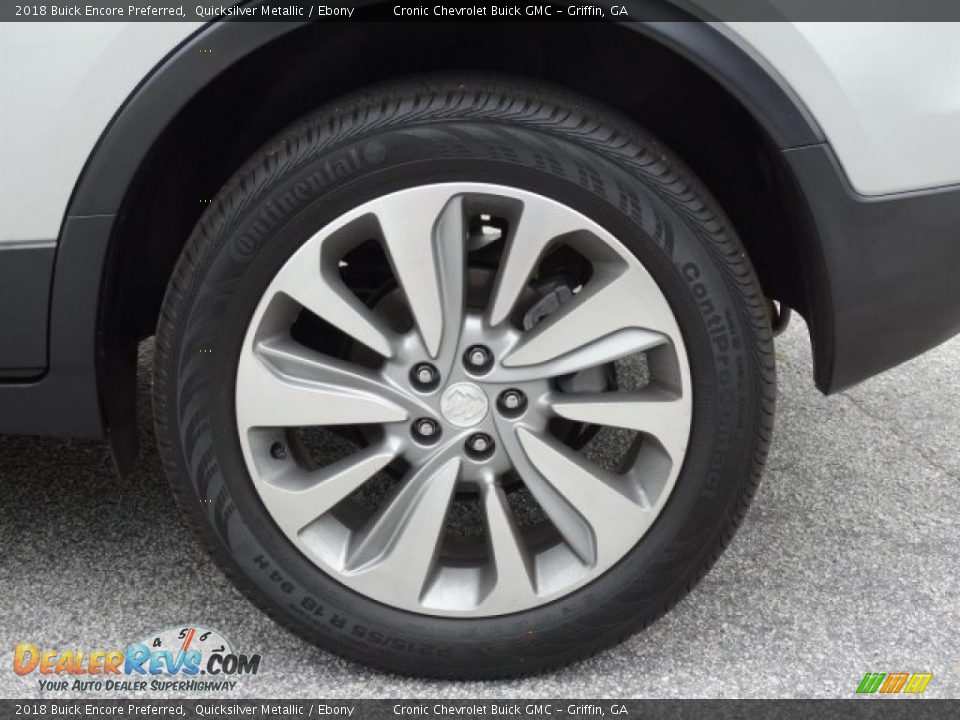 2018 Buick Encore Preferred Quicksilver Metallic / Ebony Photo #10