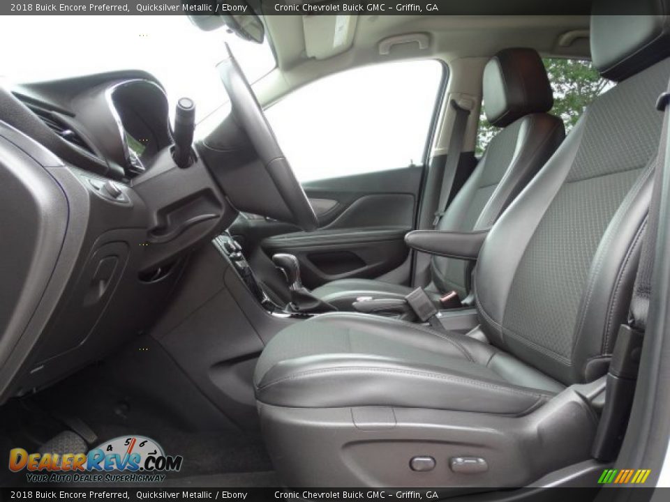 2018 Buick Encore Preferred Quicksilver Metallic / Ebony Photo #14
