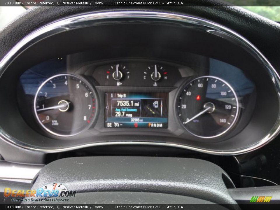 2018 Buick Encore Preferred Quicksilver Metallic / Ebony Photo #17