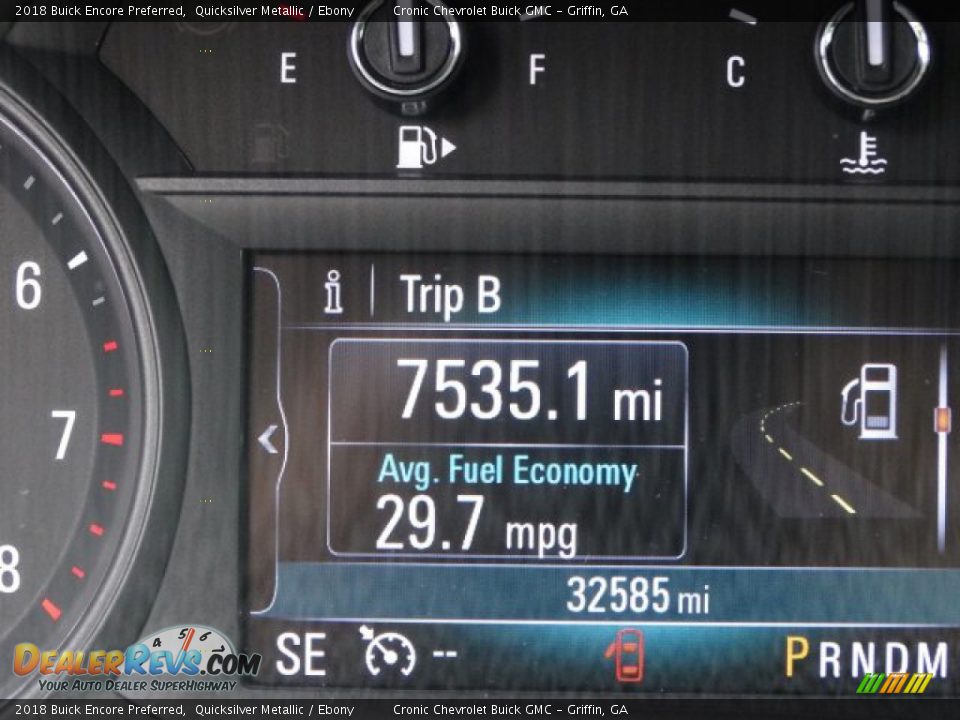 2018 Buick Encore Preferred Quicksilver Metallic / Ebony Photo #18