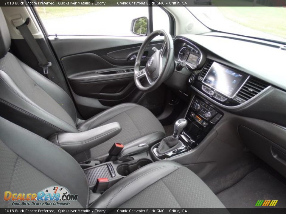 2018 Buick Encore Preferred Quicksilver Metallic / Ebony Photo #27