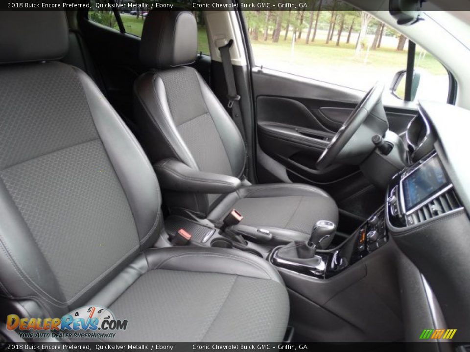 2018 Buick Encore Preferred Quicksilver Metallic / Ebony Photo #28