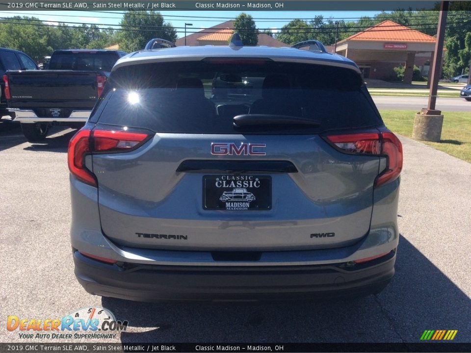 2019 GMC Terrain SLE AWD Satin Steel Metallic / Jet Black Photo #6