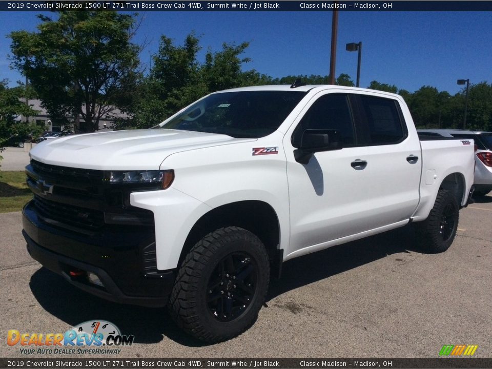 2019 Chevrolet Silverado 1500 LT Z71 Trail Boss Crew Cab 4WD Summit White / Jet Black Photo #3