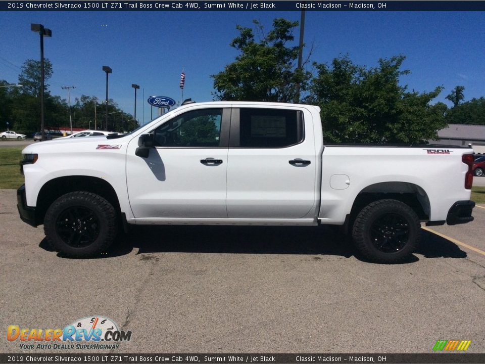 2019 Chevrolet Silverado 1500 LT Z71 Trail Boss Crew Cab 4WD Summit White / Jet Black Photo #4