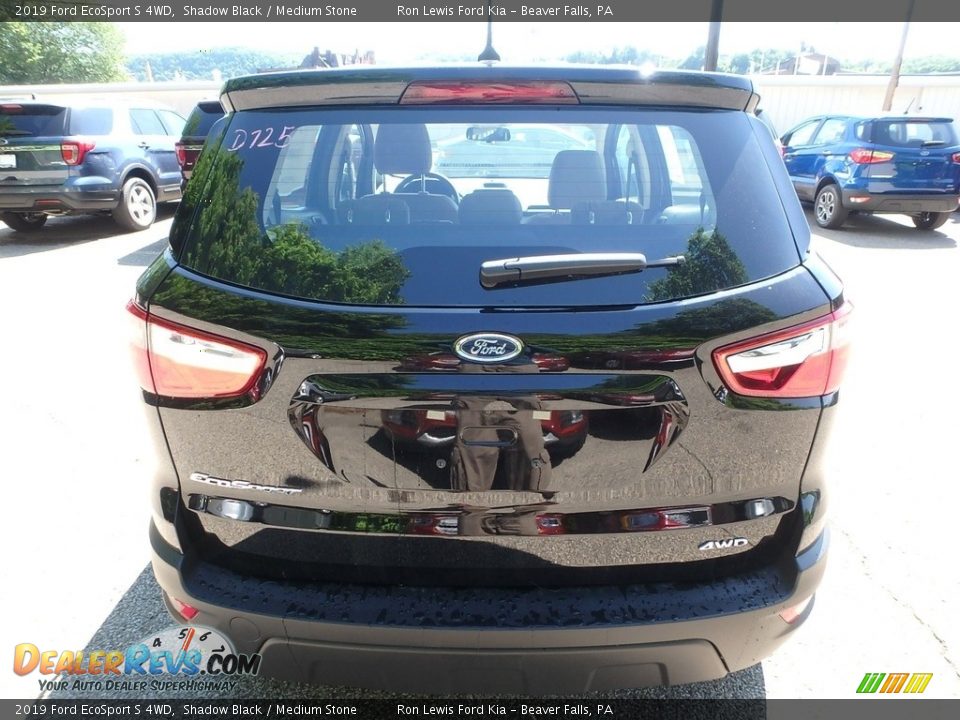 2019 Ford EcoSport S 4WD Shadow Black / Medium Stone Photo #4