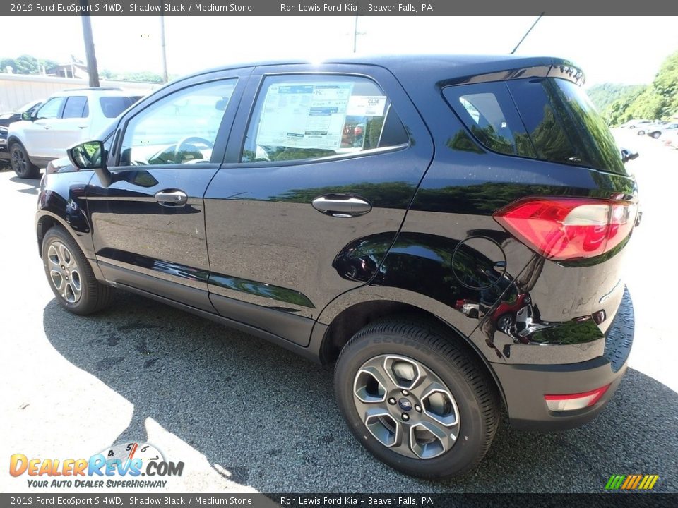 2019 Ford EcoSport S 4WD Shadow Black / Medium Stone Photo #5