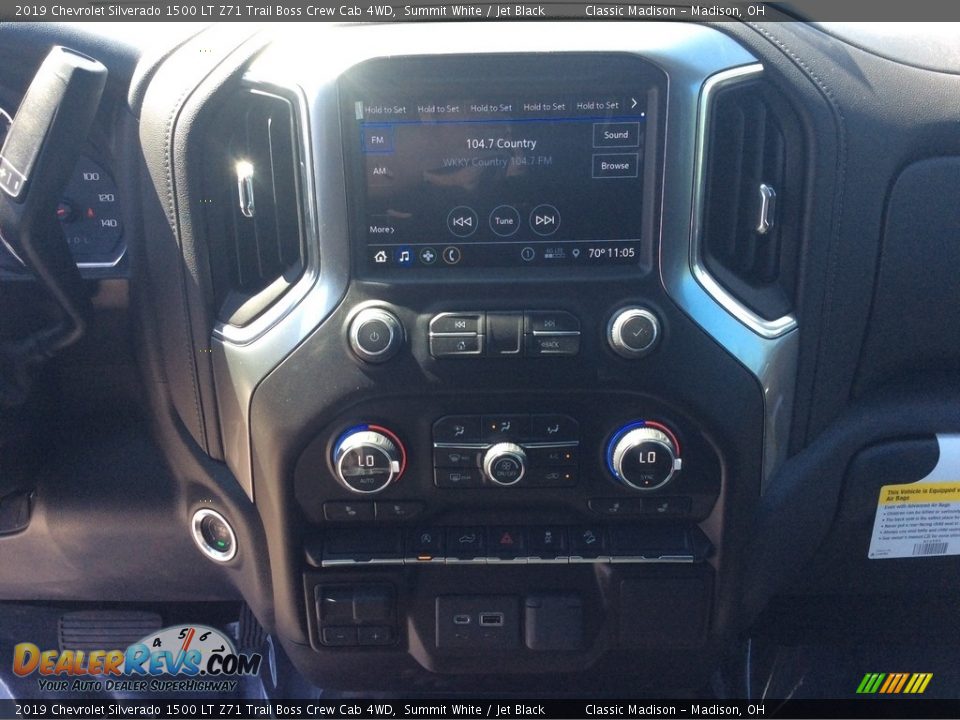 2019 Chevrolet Silverado 1500 LT Z71 Trail Boss Crew Cab 4WD Summit White / Jet Black Photo #14