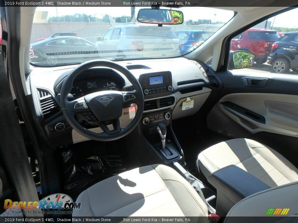 2019 Ford EcoSport S 4WD Shadow Black / Medium Stone Photo #13
