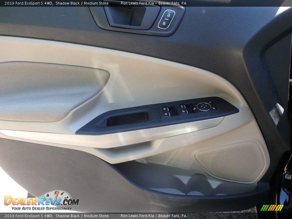 2019 Ford EcoSport S 4WD Shadow Black / Medium Stone Photo #14