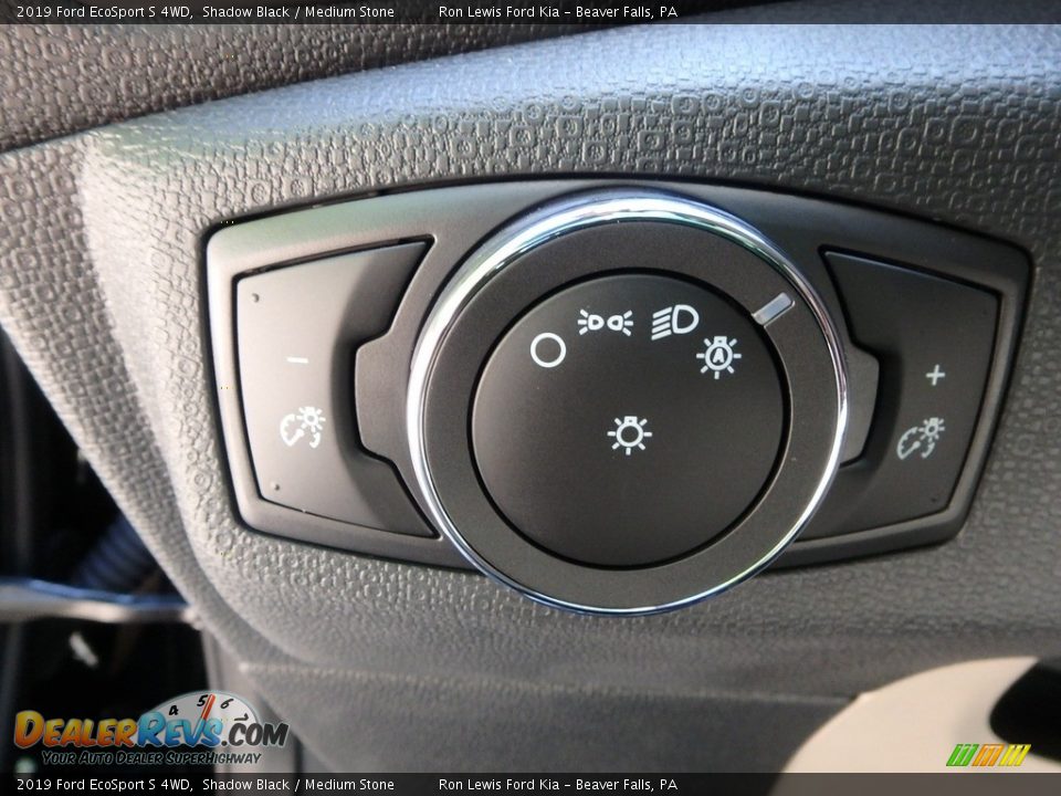 2019 Ford EcoSport S 4WD Shadow Black / Medium Stone Photo #17