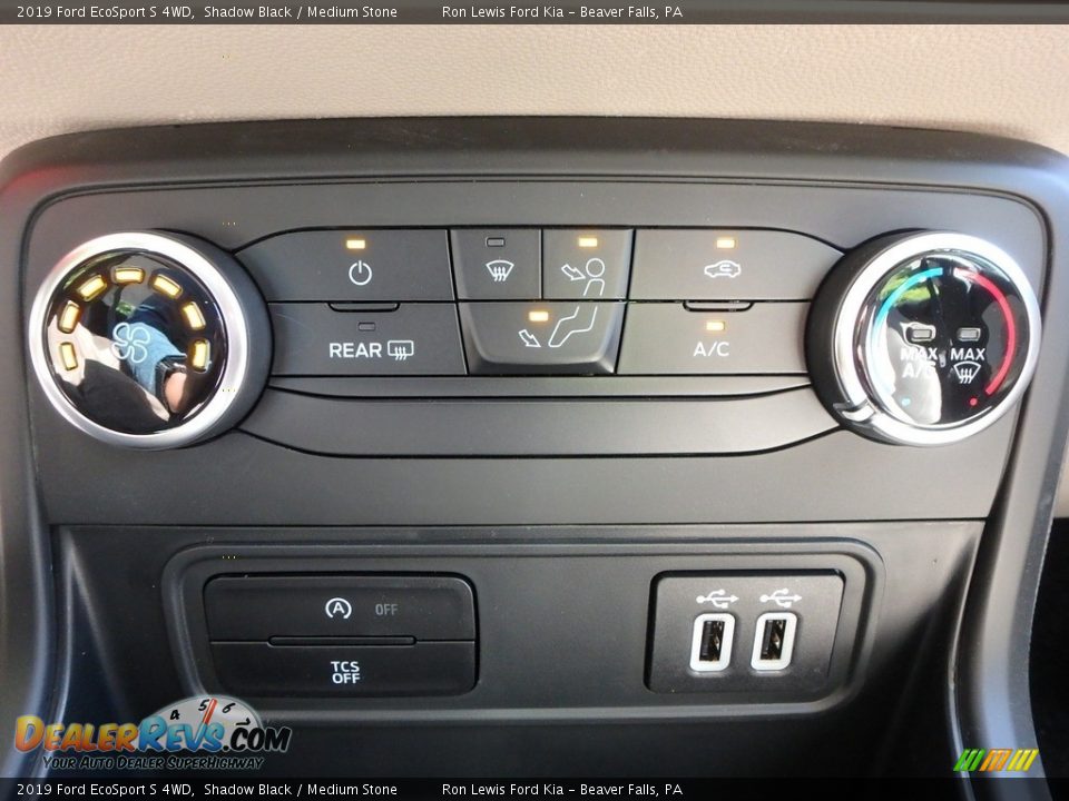 2019 Ford EcoSport S 4WD Shadow Black / Medium Stone Photo #20