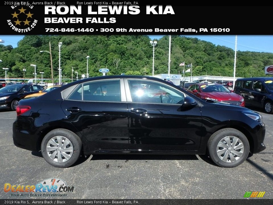 2019 Kia Rio S Aurora Black / Black Photo #1
