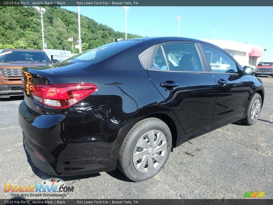 2019 Kia Rio S Aurora Black / Black Photo #2