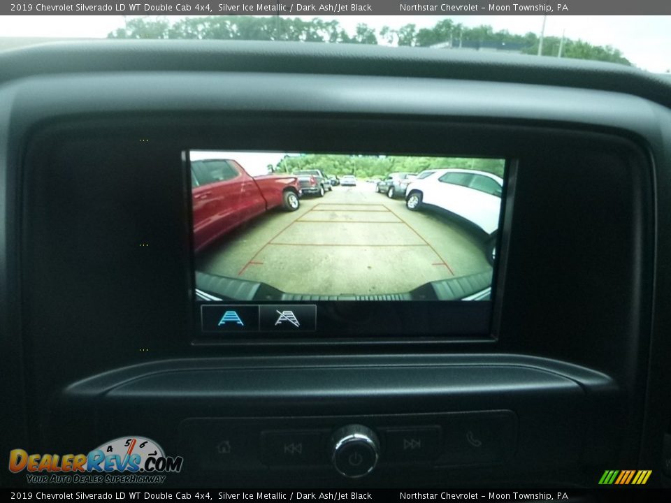 2019 Chevrolet Silverado LD WT Double Cab 4x4 Silver Ice Metallic / Dark Ash/Jet Black Photo #10