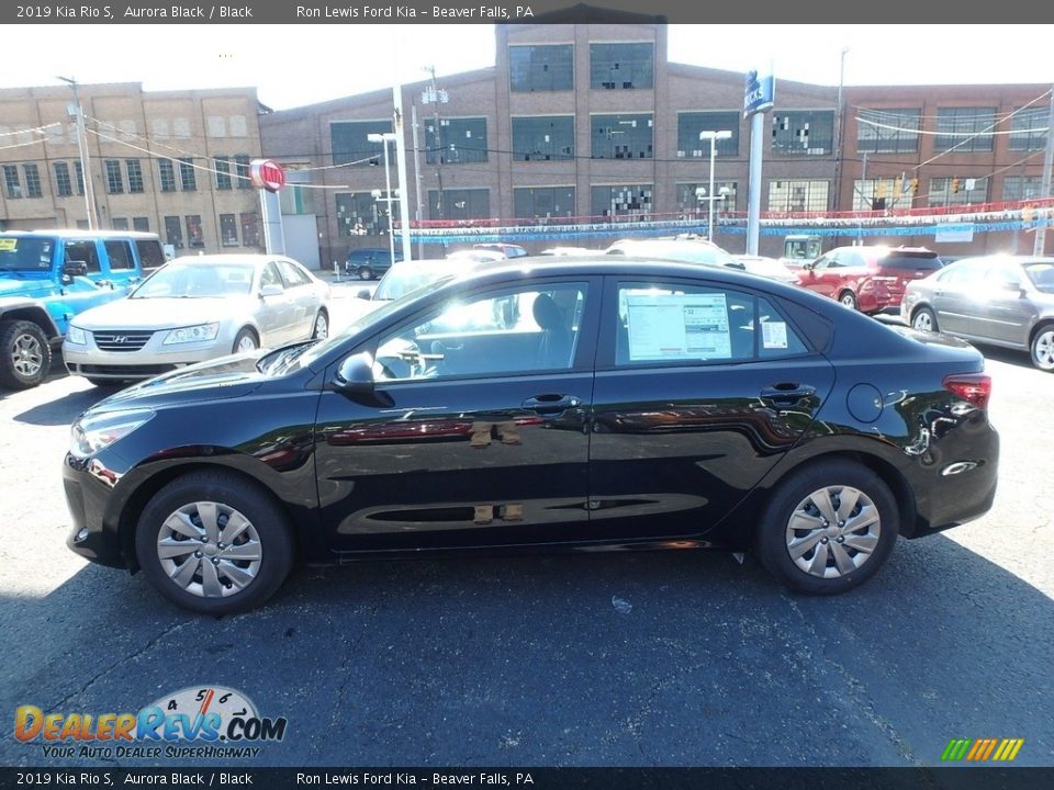 2019 Kia Rio S Aurora Black / Black Photo #6