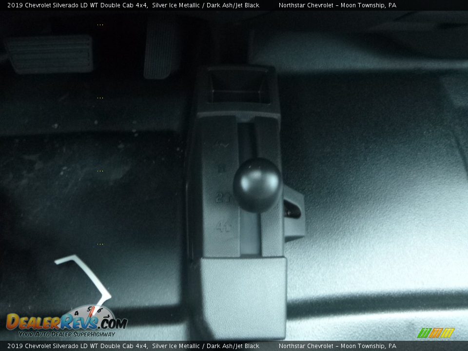 2019 Chevrolet Silverado LD WT Double Cab 4x4 Silver Ice Metallic / Dark Ash/Jet Black Photo #13
