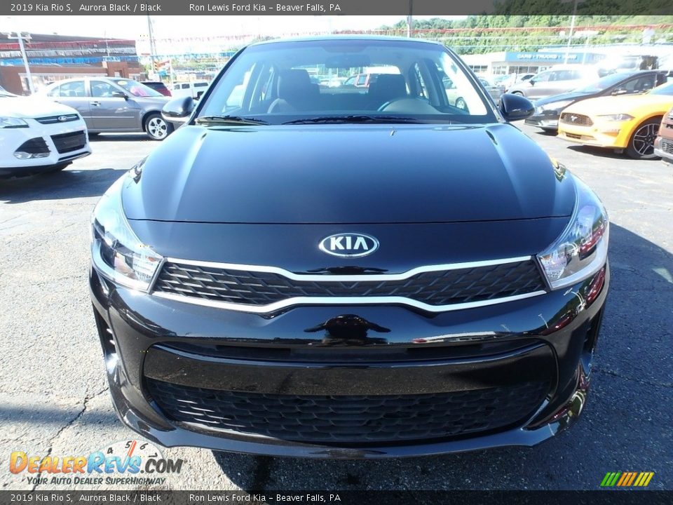 2019 Kia Rio S Aurora Black / Black Photo #8