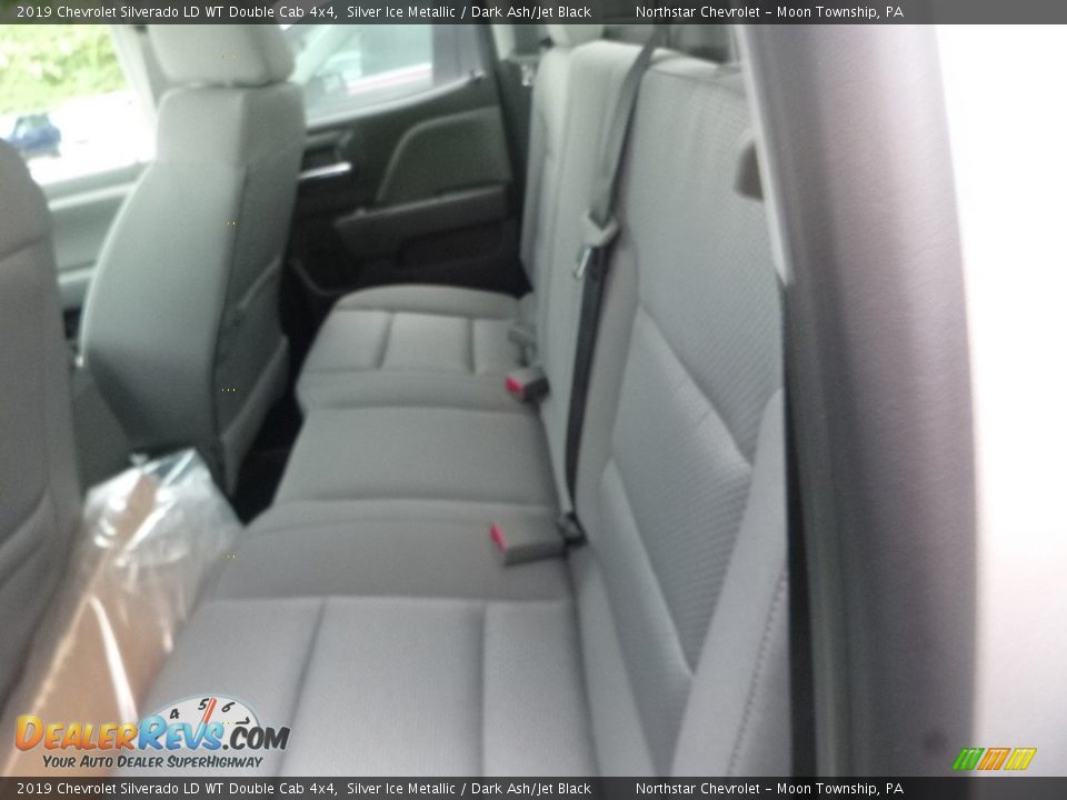 2019 Chevrolet Silverado LD WT Double Cab 4x4 Silver Ice Metallic / Dark Ash/Jet Black Photo #18