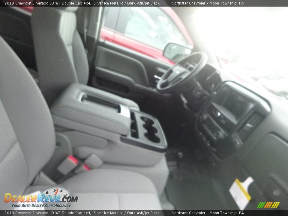 2019 Chevrolet Silverado LD WT Double Cab 4x4 Silver Ice Metallic / Dark Ash/Jet Black Photo #19