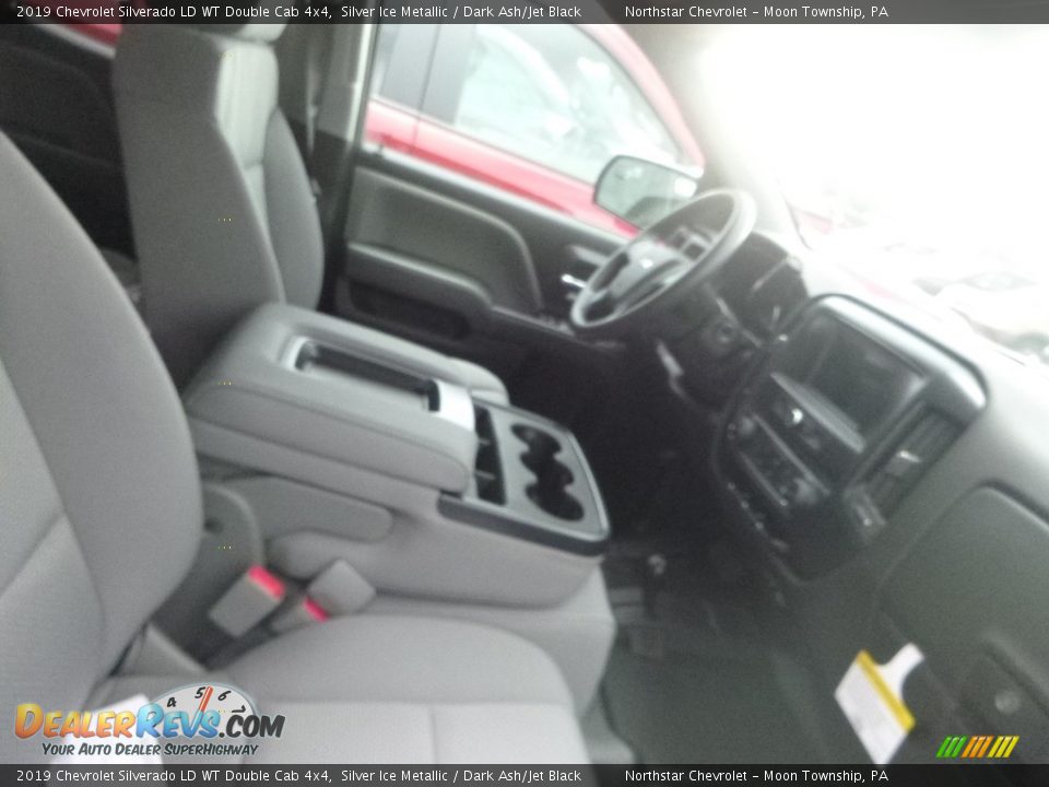 2019 Chevrolet Silverado LD WT Double Cab 4x4 Silver Ice Metallic / Dark Ash/Jet Black Photo #19